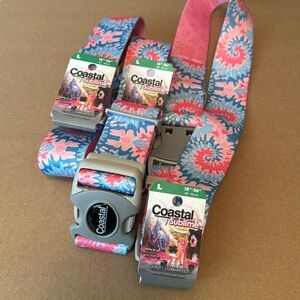 Three large brand, new Coastal brand, Sublime dog collars